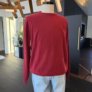 Men's J Crew 100% Cashmere Crew Neck Sweater